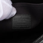 Clutch Ltd. Ed. Virgil Abloh Rainbow Pochette A4 Black Rainbow Calfskin Leather