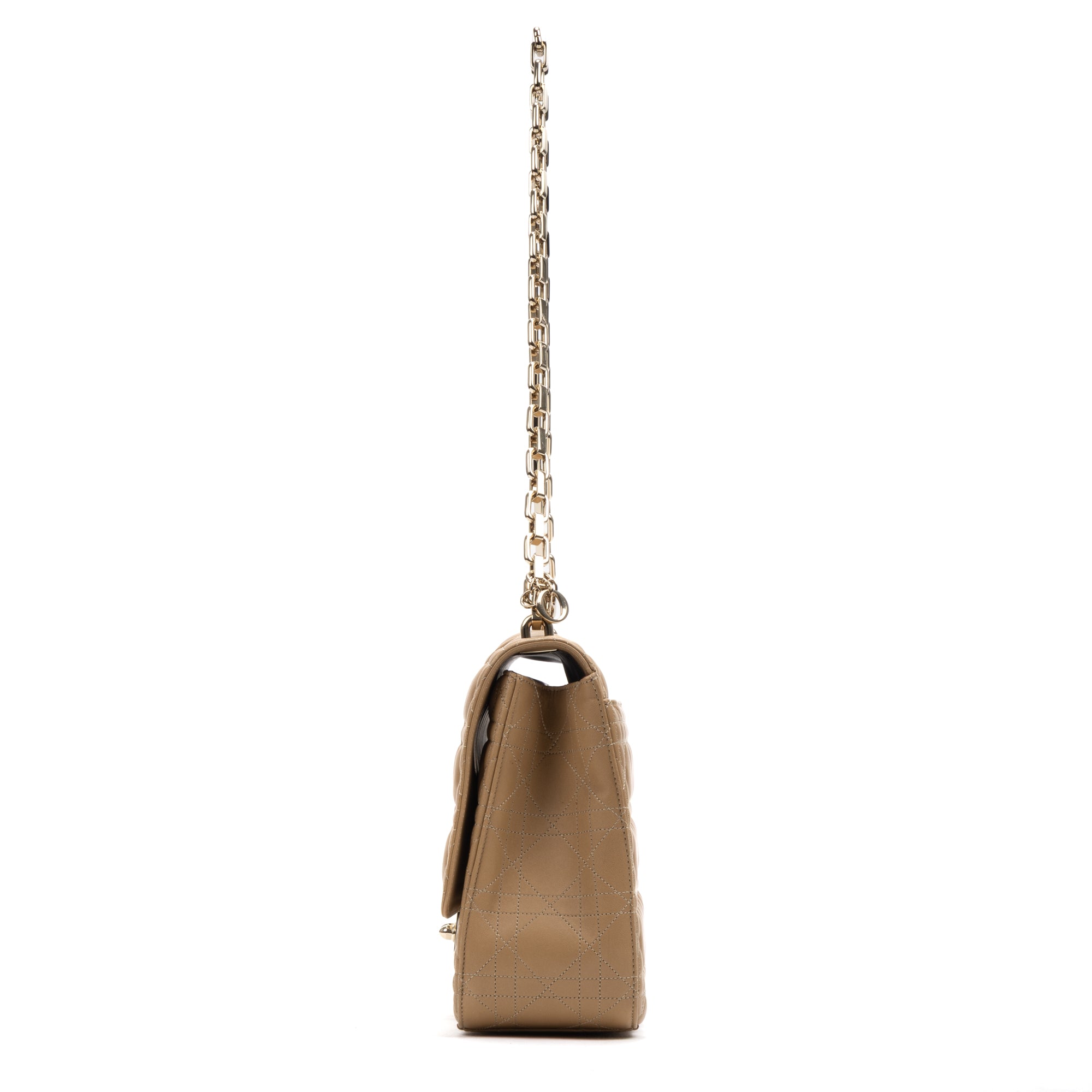 Shoulder Bag Miss Dior Large Beige Cannaged Leather