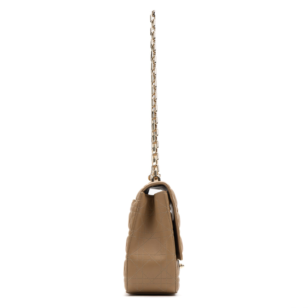 Shoulder Bag Miss Dior Large Beige Cannaged Leather