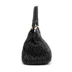 Handbag Matelasse Tote Bag Black Matelasse Nappa Calfskin Leather