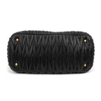 Handbag Matelasse Tote Bag Black Matelasse Nappa Calfskin Leather