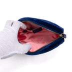 Handbag Marmont Belt Bag Blue Velvet Canvas