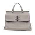 Shoulder Bag Bamboo Daily Bag Gray Calfskin Leather
