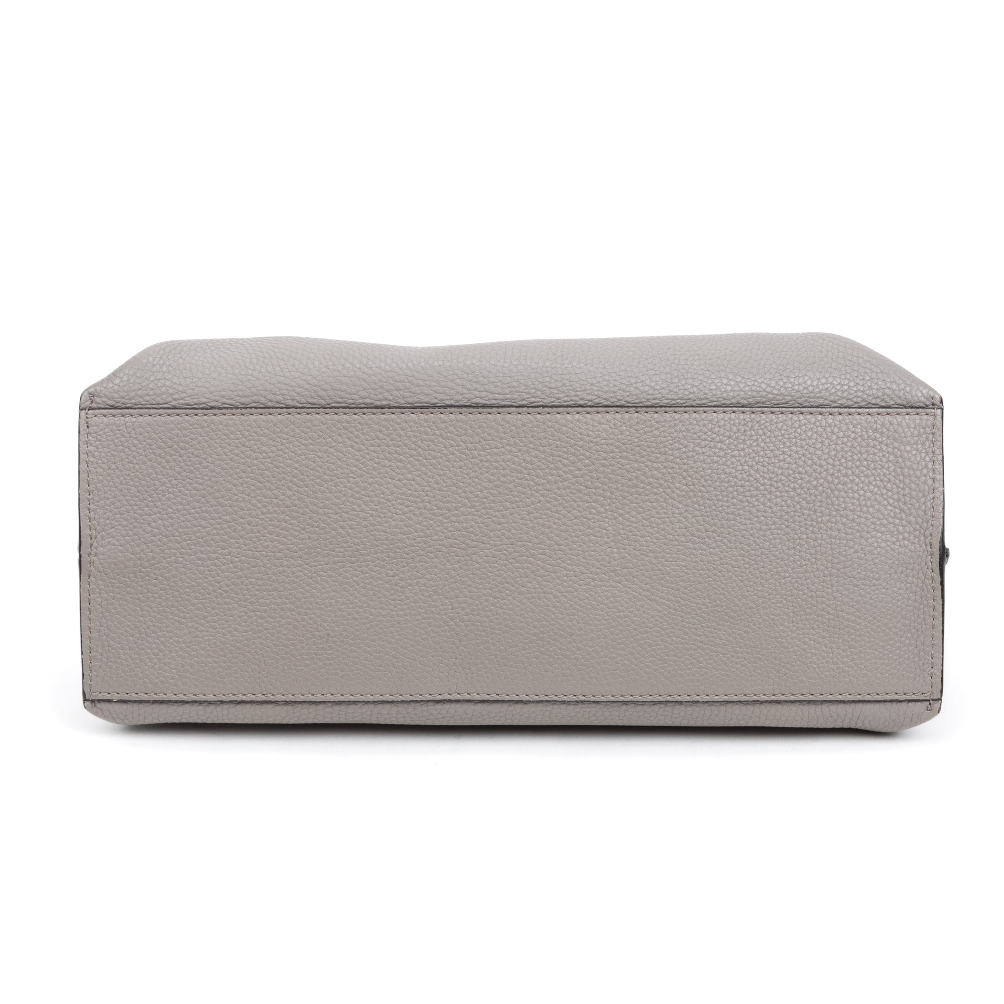 Shoulder Bag Bamboo Daily Bag Gray Calfskin Leather