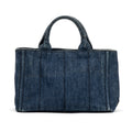 Shoulder Bag Canapa Tote Navy Denim Canvas