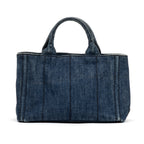 Shoulder Bag Canapa Tote Navy Denim Canvas