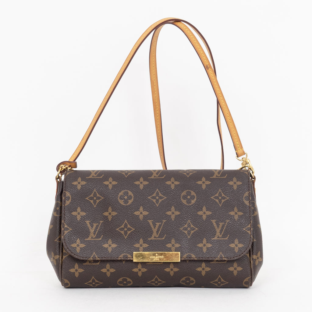 Shoulder Bag Favorite MM Brown Monogram Canvas