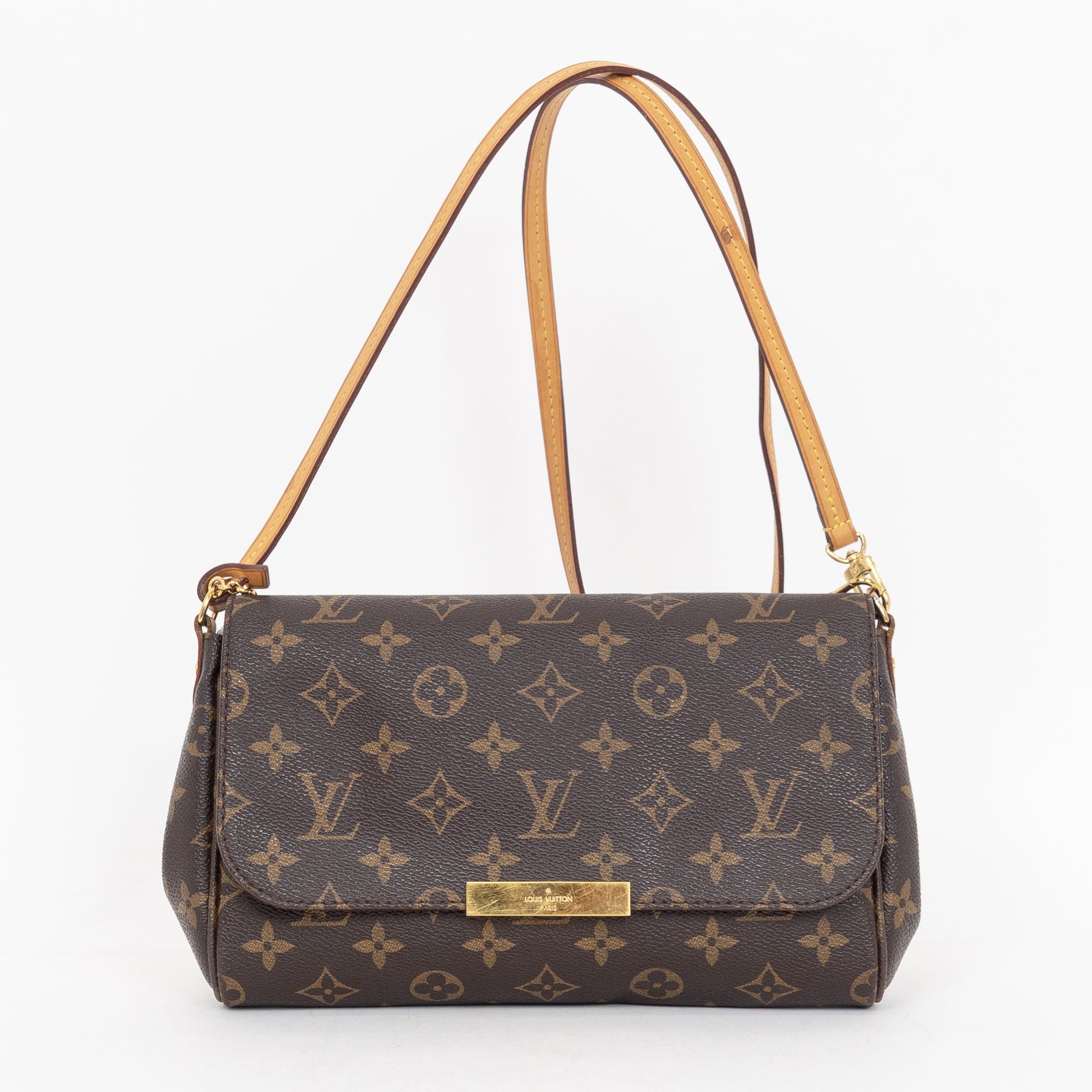 Shoulder Bag Favorite MM Brown Monogram Canvas
