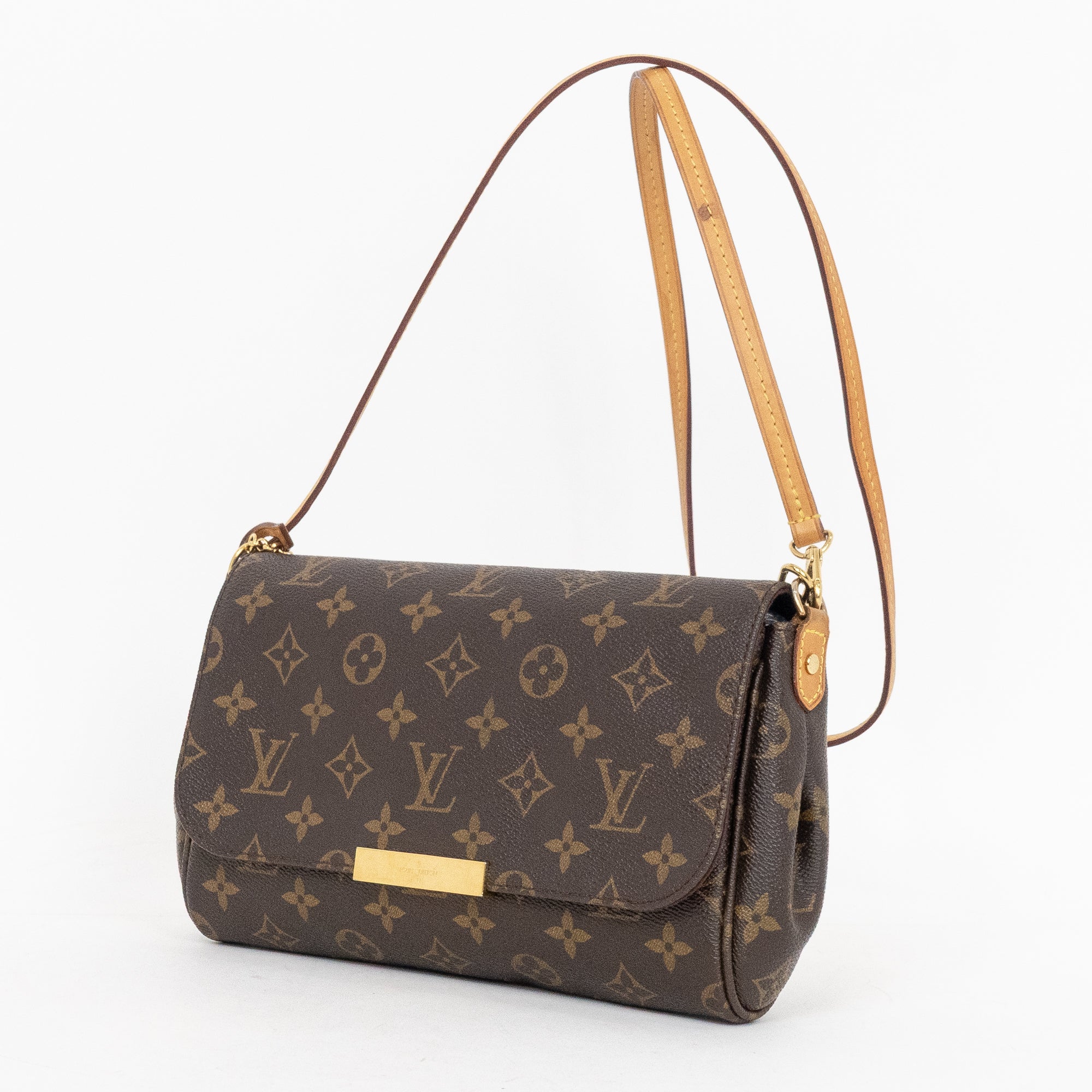 Shoulder Bag Favorite MM Brown Monogram Canvas