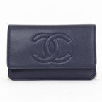 Shoulder Bag Timeless Wallet On Chain Dark Purple Caviar Quilted Leather