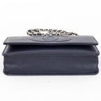 Shoulder Bag Timeless Wallet On Chain Dark Purple Caviar Quilted Leather