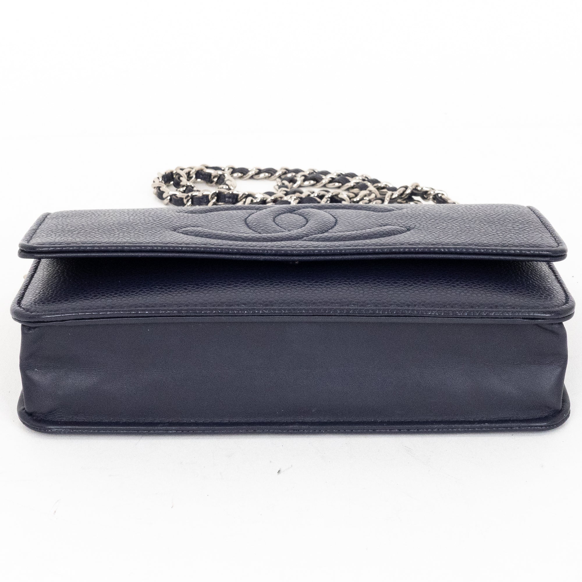 Shoulder Bag Timeless Wallet On Chain Dark Purple Caviar Quilted Leather
