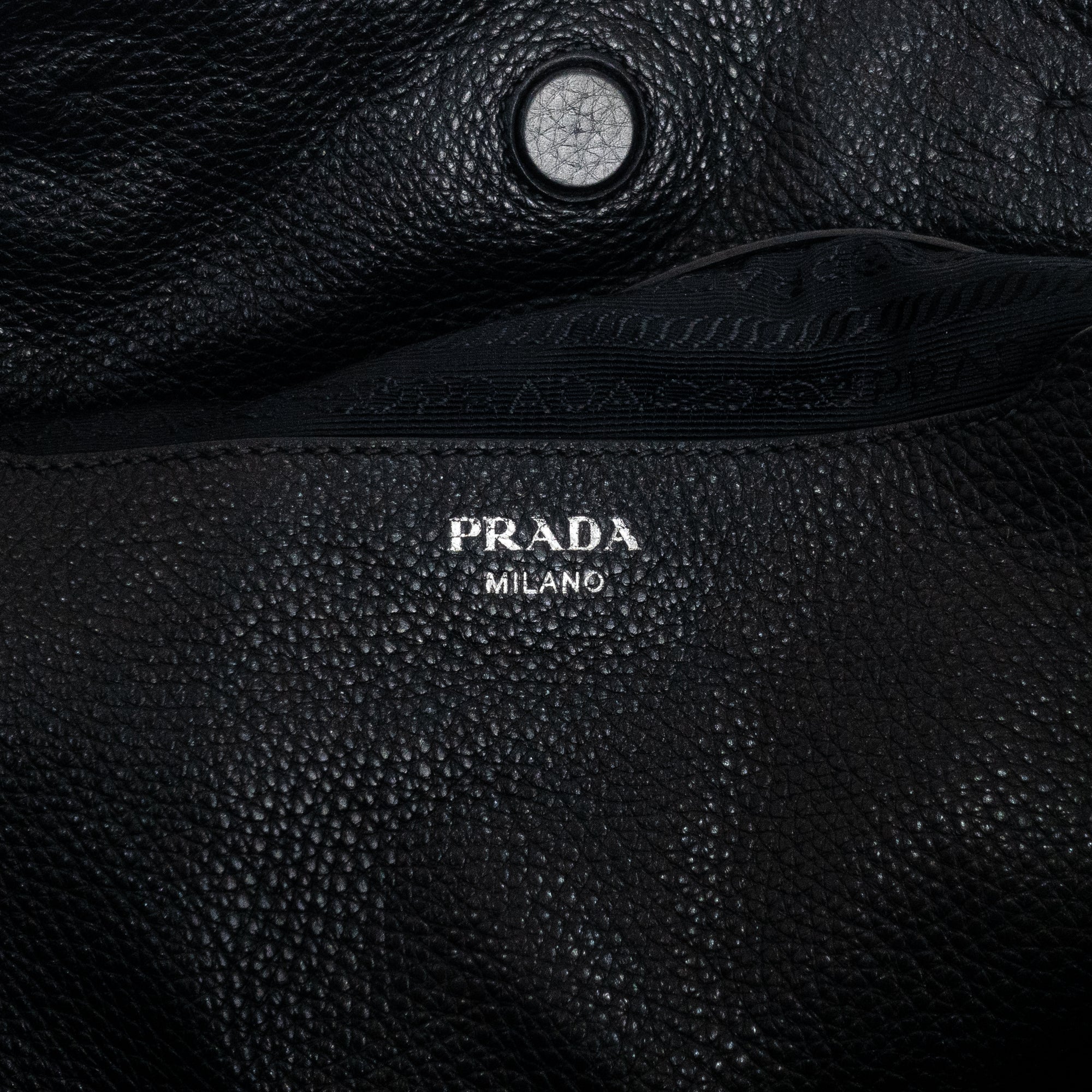 Shoulder Bag Classic Medium Shopping Tote Black Calfskin Leather