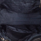 Shoulder Bag Classic Medium Shopping Tote Black Calfskin Leather