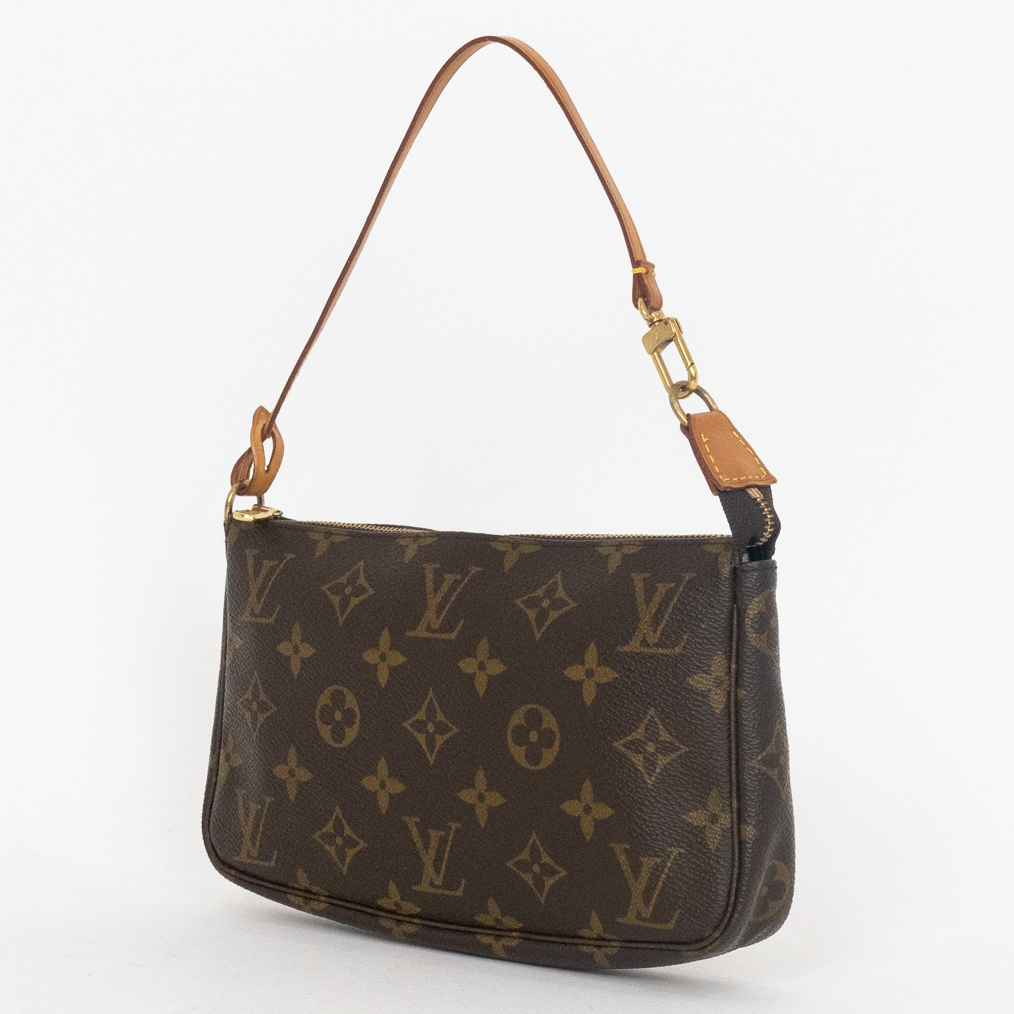 Pouch Pochette Accessoires Brown Monogram Canvas