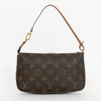 Pouch Pochette Accessoires Brown Monogram Canvas