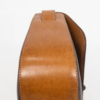 Shoulder Bag Vintage Messenger Brown Macadam Coated Canvas