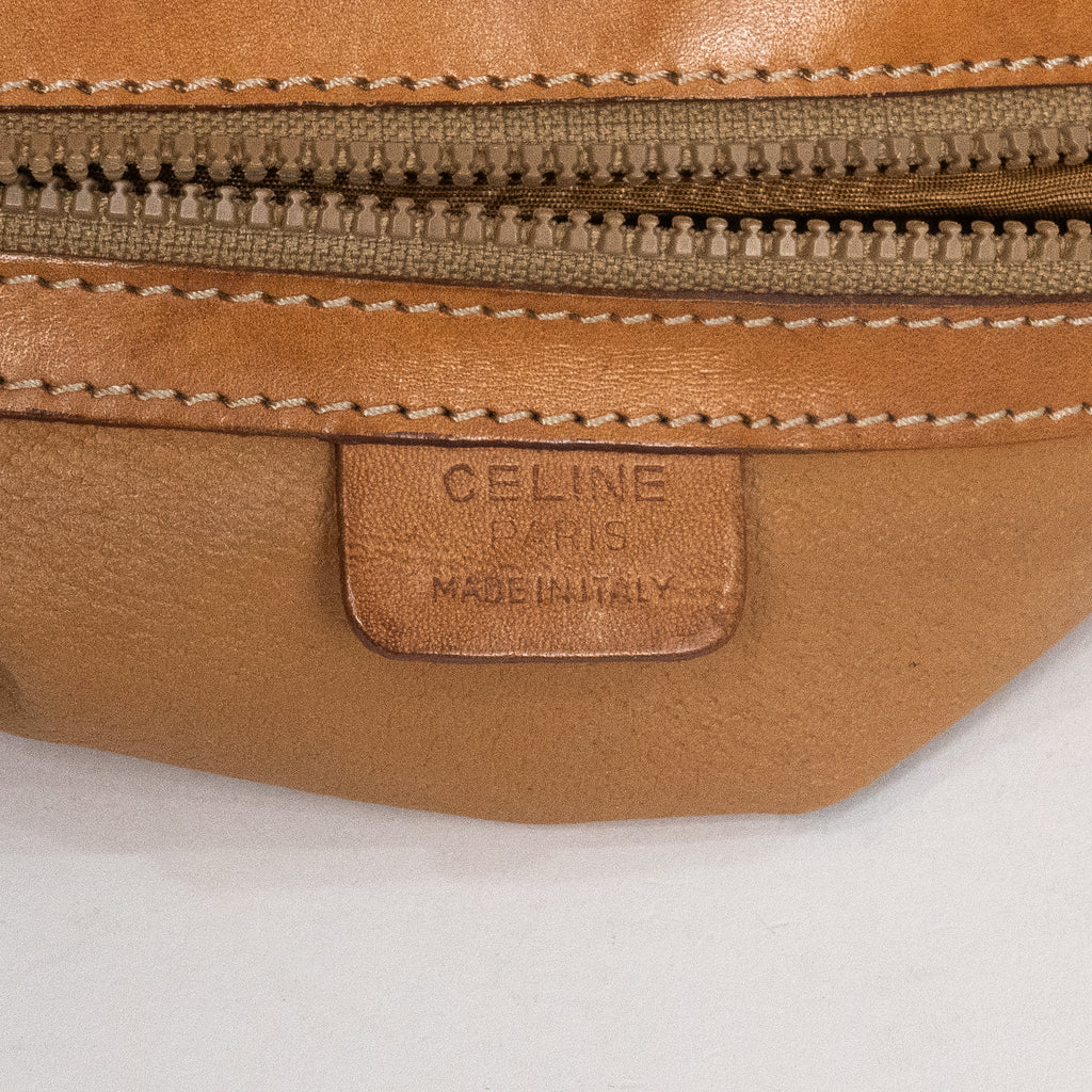 Shoulder Bag Vintage Messenger Brown Macadam Coated Canvas