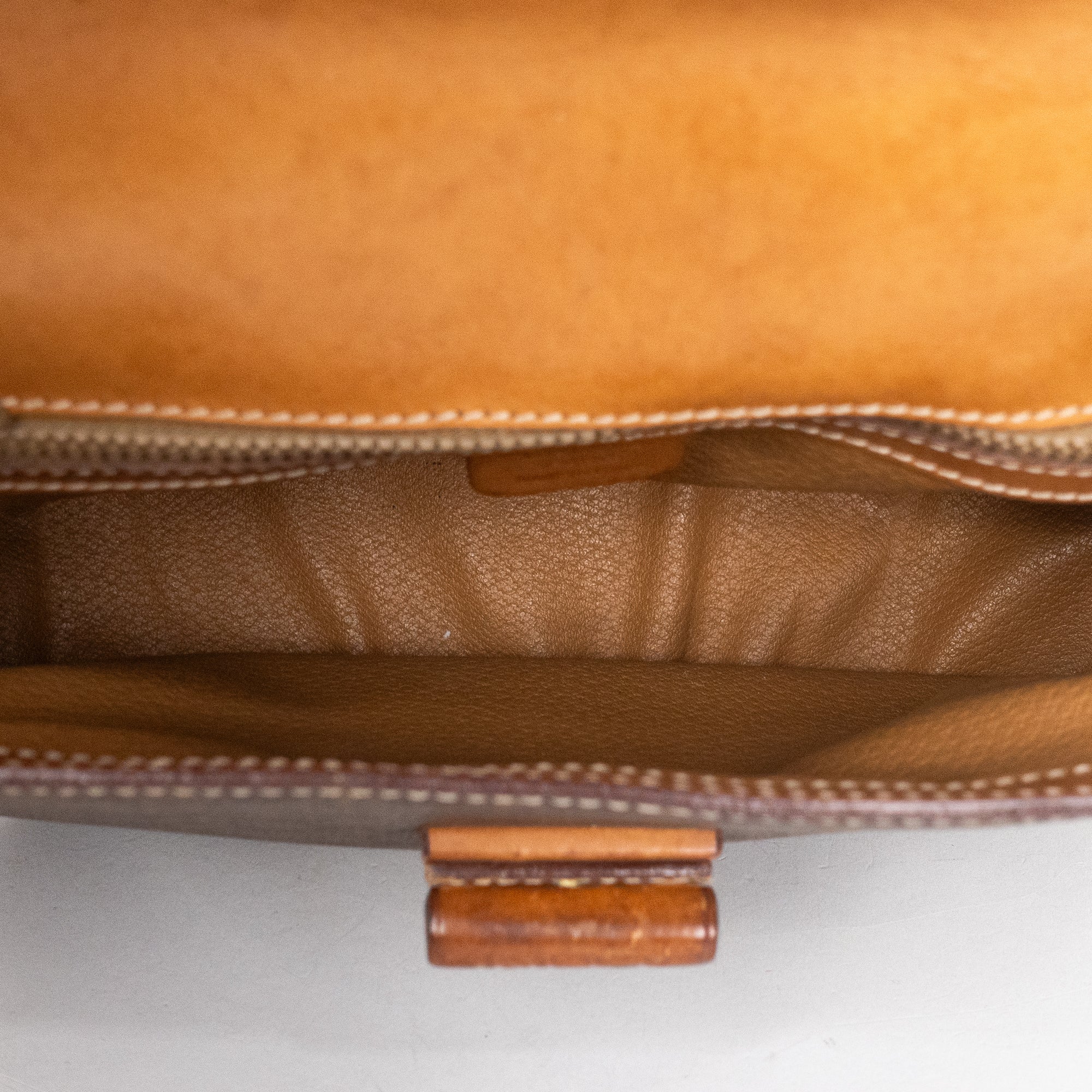 Shoulder Bag Vintage Messenger Brown Macadam Coated Canvas