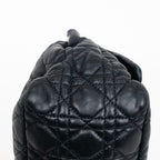Shoulder Bag New Lock Black Cannage Leather