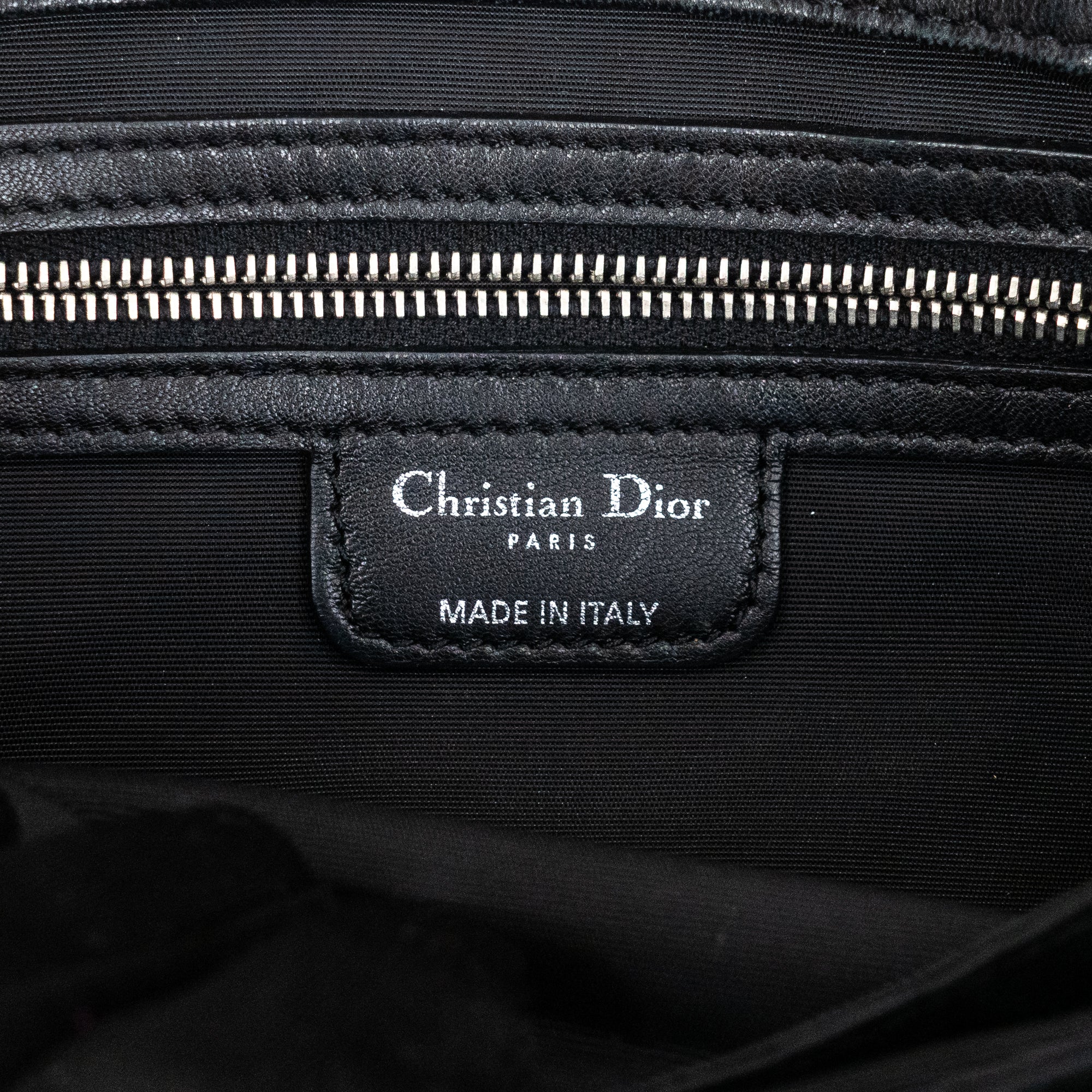 Shoulder Bag New Lock Black Cannage Leather