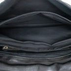 Shoulder Bag New Lock Black Cannage Leather
