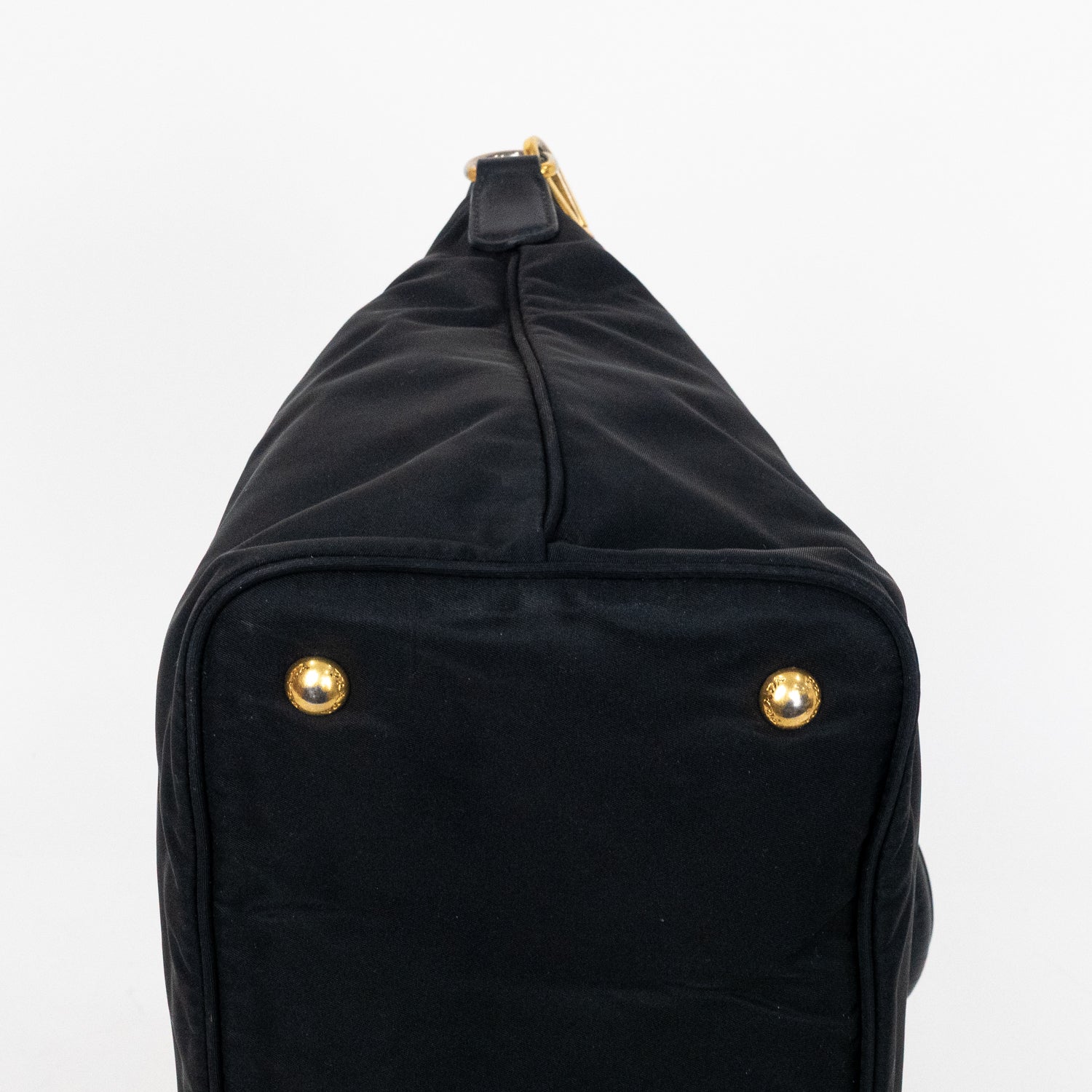 Shoulder Bag Shopping Crossbody Tote Black Nylon Canvas