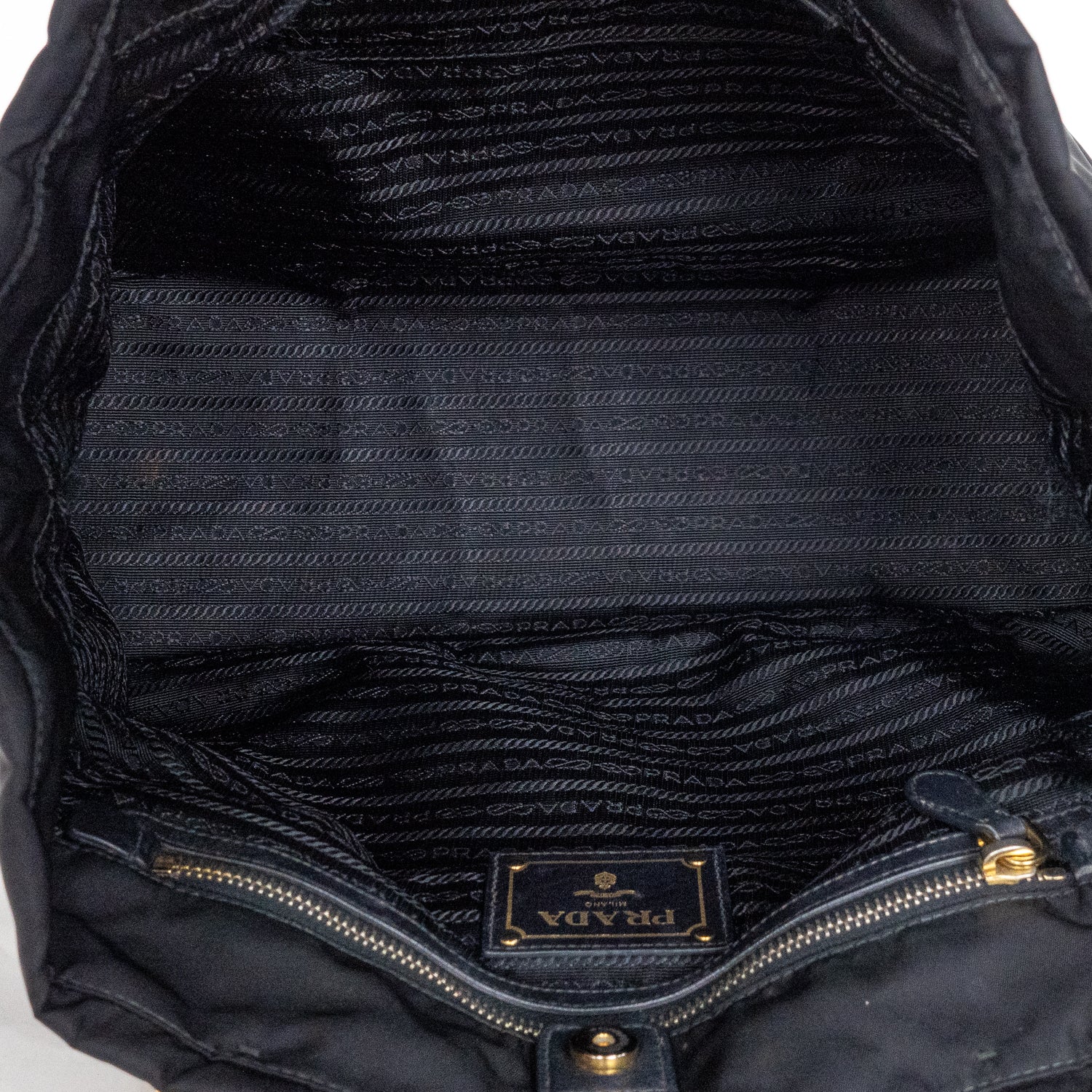 Shoulder Bag Shopping Crossbody Tote Black Nylon Canvas