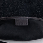 Pouch Vintage Trotter Pochette Black C Monogram Suede Leather