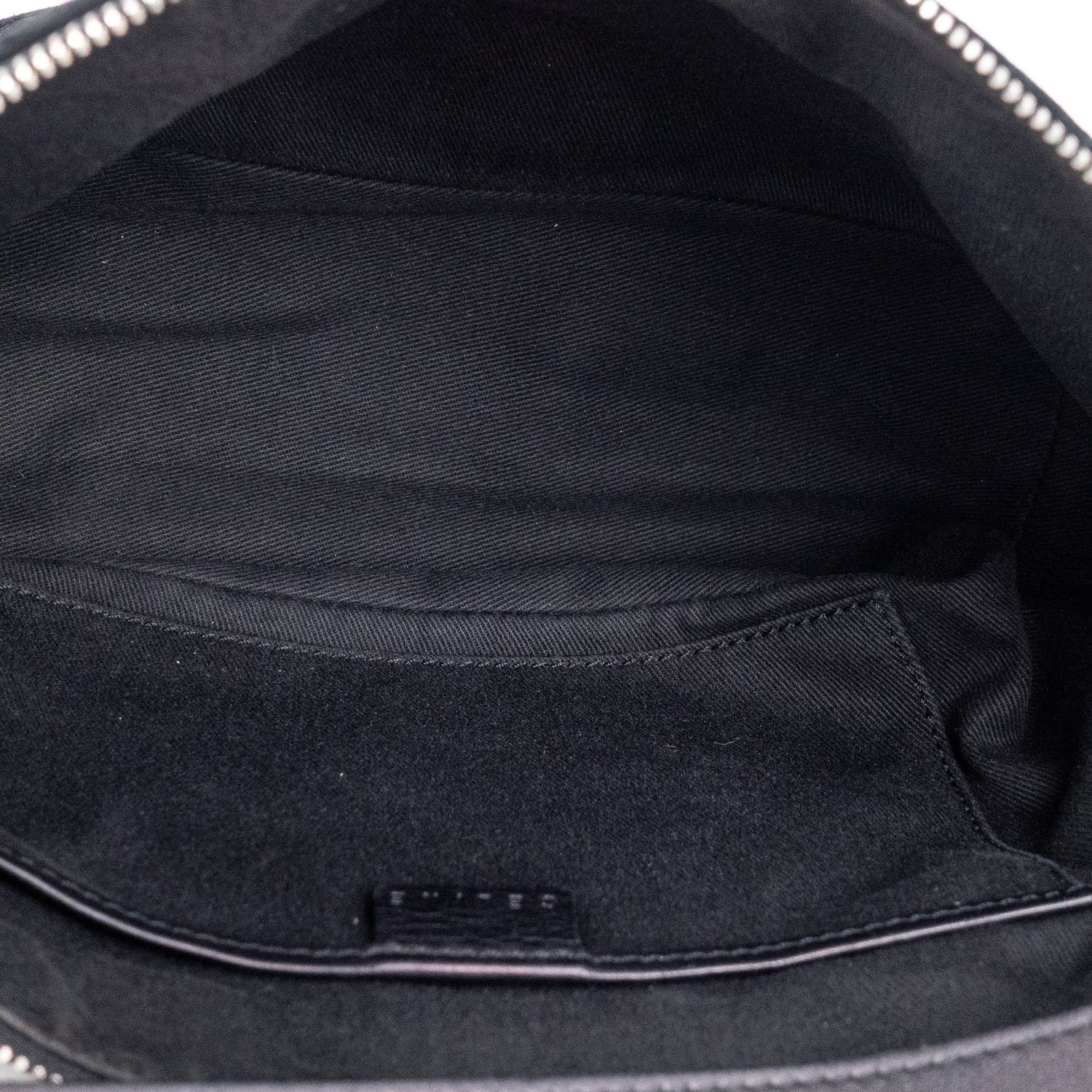 Pouch Vintage Trotter Pochette Black C Monogram Suede Leather