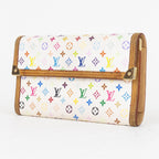 Wallet Takashi Murakami Multicolore International Wallet White Multicolore Monogram