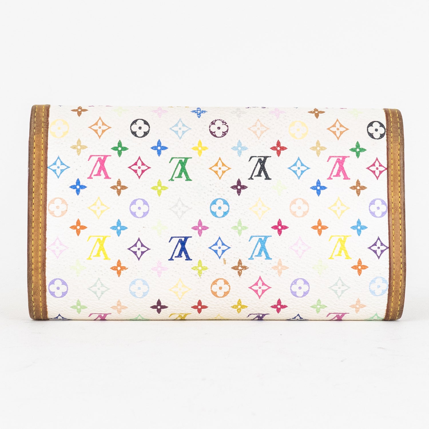 Wallet Takashi Murakami Multicolore International Wallet White Multicolore Monogram