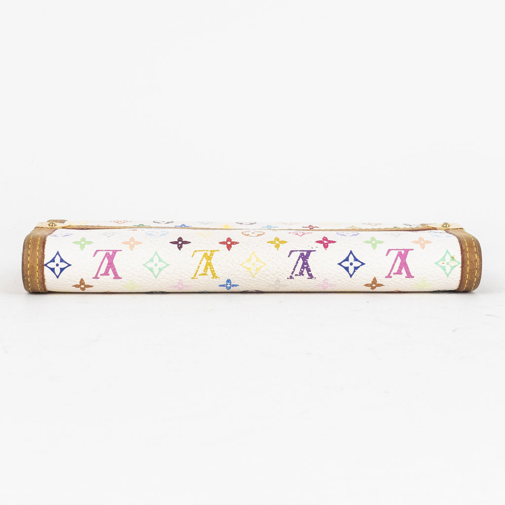 Wallet Takashi Murakami Multicolore International Wallet White Multicolore Monogram