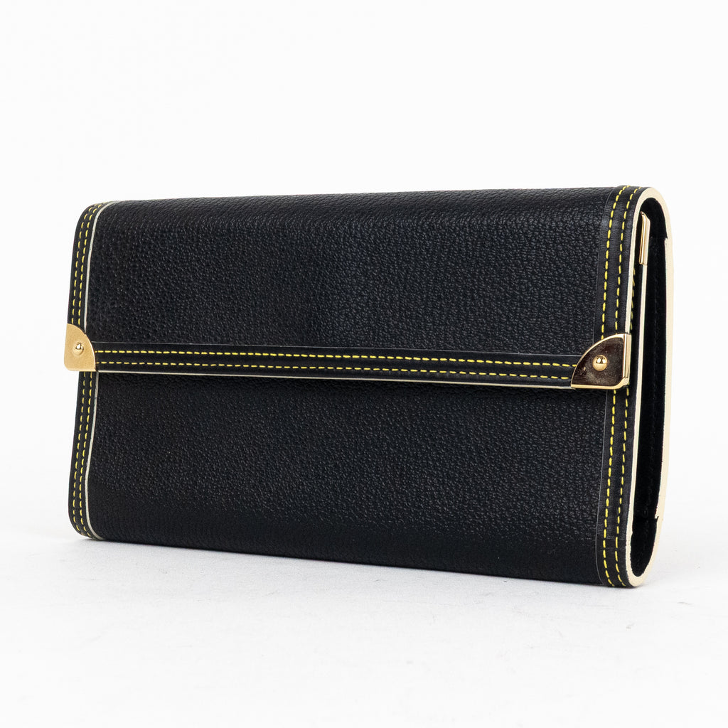 Wallet International Wallet Black Suhali leather