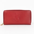Wallet Zippy Long Wallet Red Small Grain Calfskin Leather