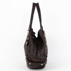 Shoulder Bag Pelham Dark Brown Guccissima Leather