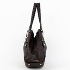 Shoulder Bag Pelham Dark Brown Guccissima Leather
