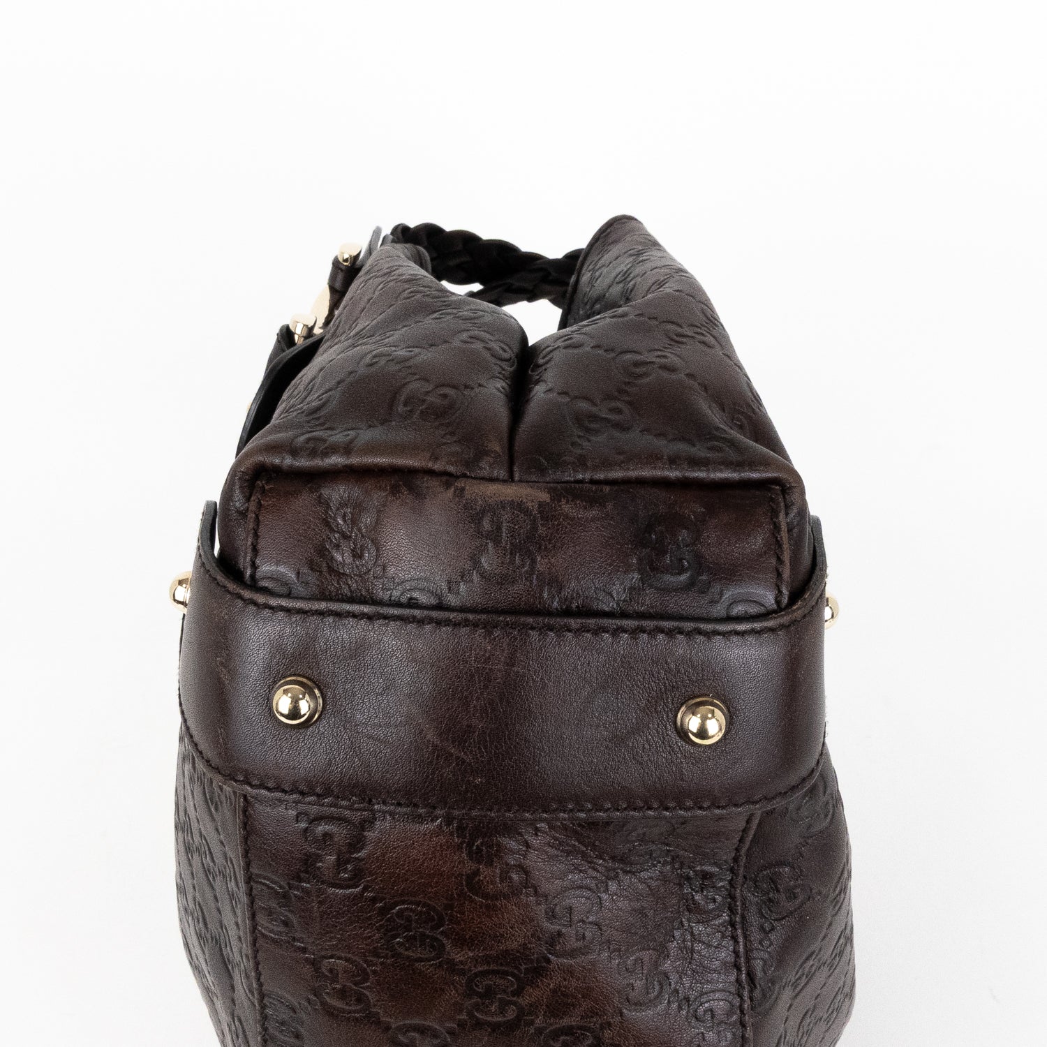 Shoulder Bag Pelham Dark Brown Guccissima Leather
