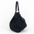 Shoulder Bag Studded Pelham Tote Black Monogrammed Canvas