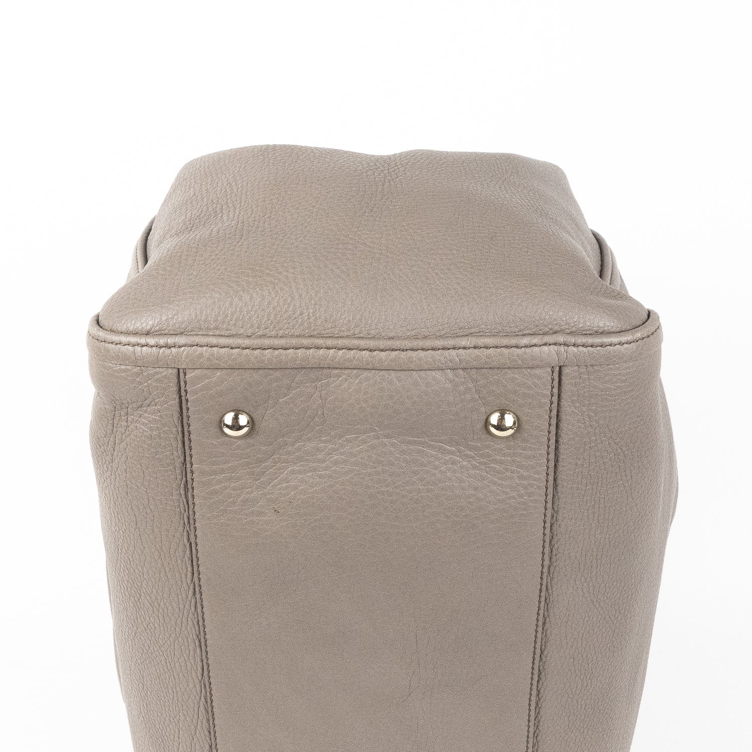 Handbag Soho Hobo Grey Calfskin Grained Leather
