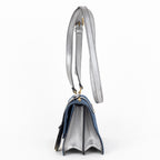 Shoulder Bag Madras Denim Blue Denim Canvas