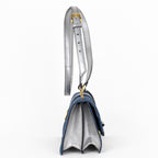 Shoulder Bag Madras Denim Blue Denim Canvas