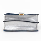 Shoulder Bag Madras Denim Blue Denim Canvas