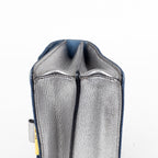 Shoulder Bag Madras Denim Blue Denim Canvas