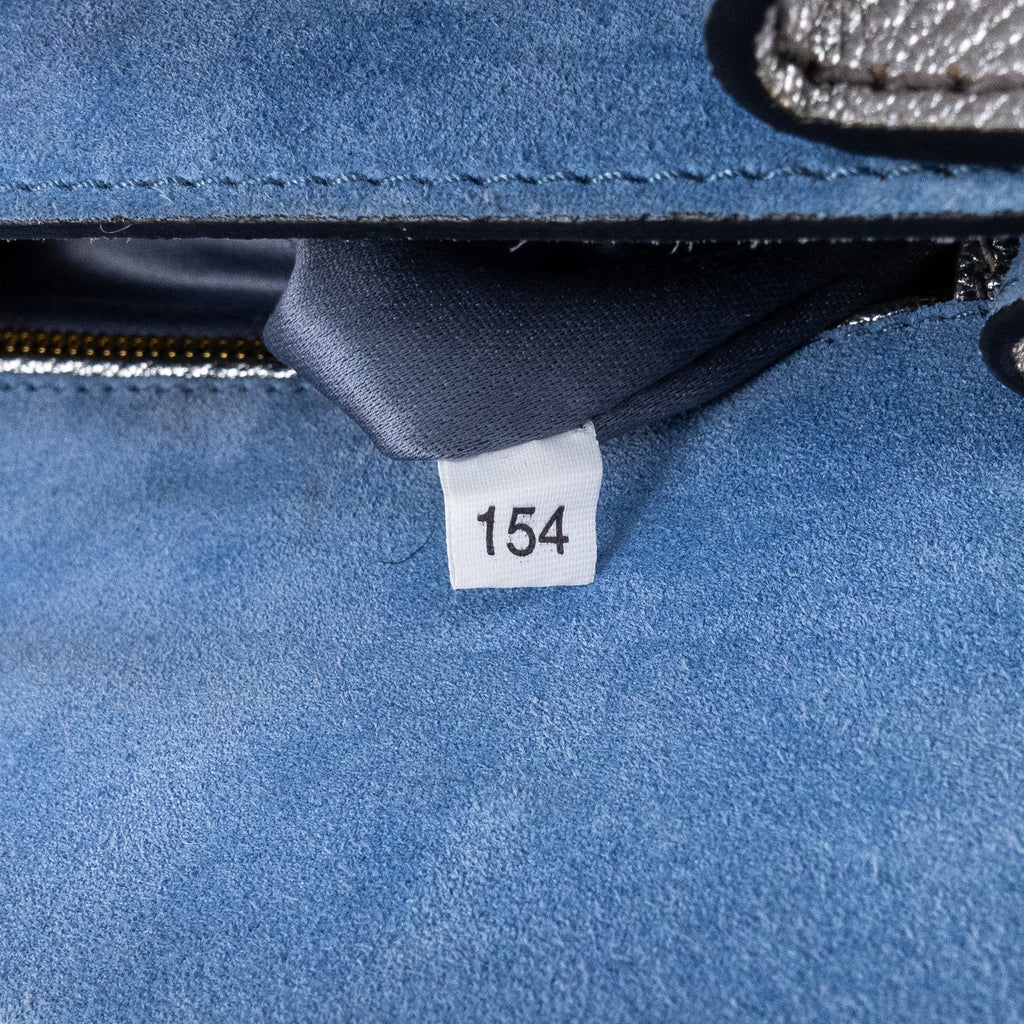Shoulder Bag Madras Denim Blue Denim Canvas