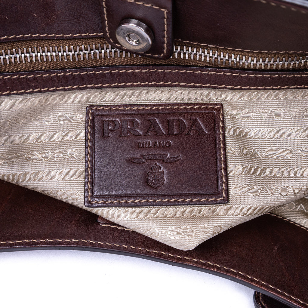 Shoulder Bag Jaquard Hobo Beige Jacquard Logo Canvas