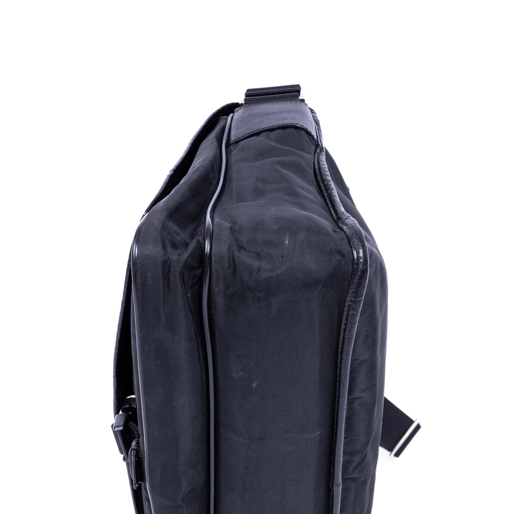 Shoulder Bag Nylon Mens messenger Black Nylon Canvas
