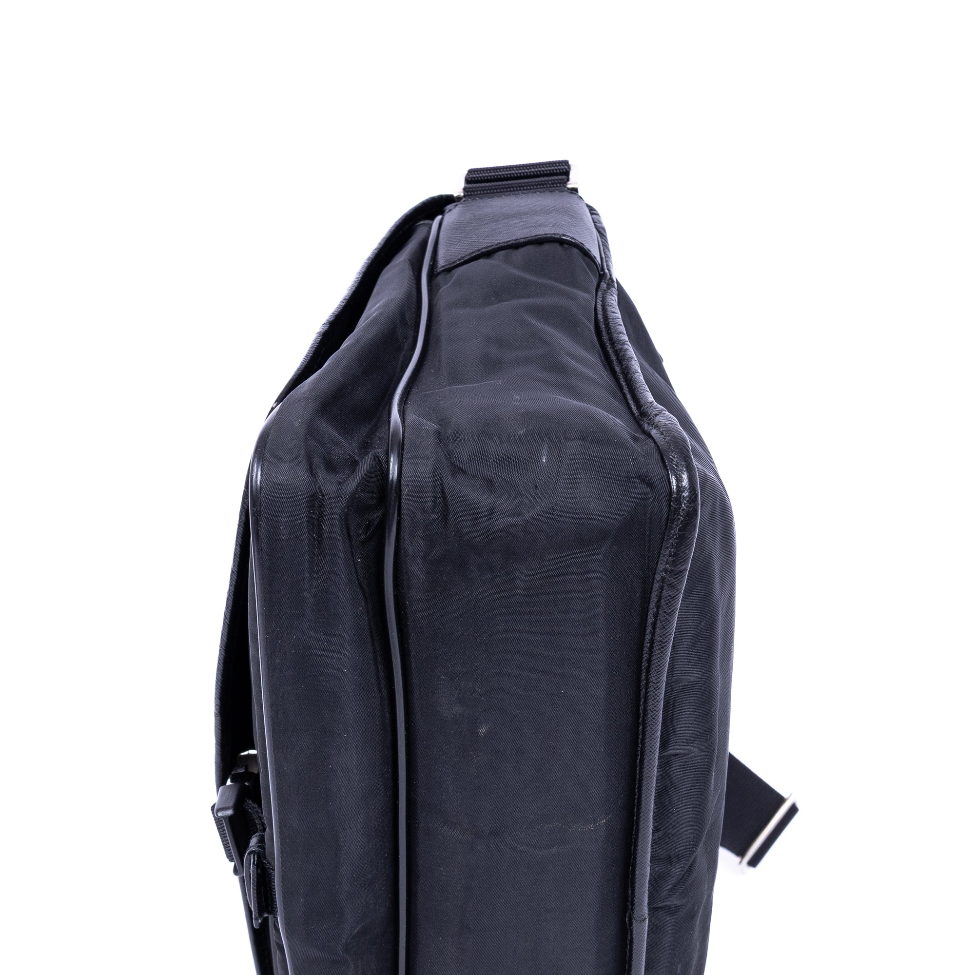 Shoulder Bag Nylon Mens messenger Black Nylon Canvas