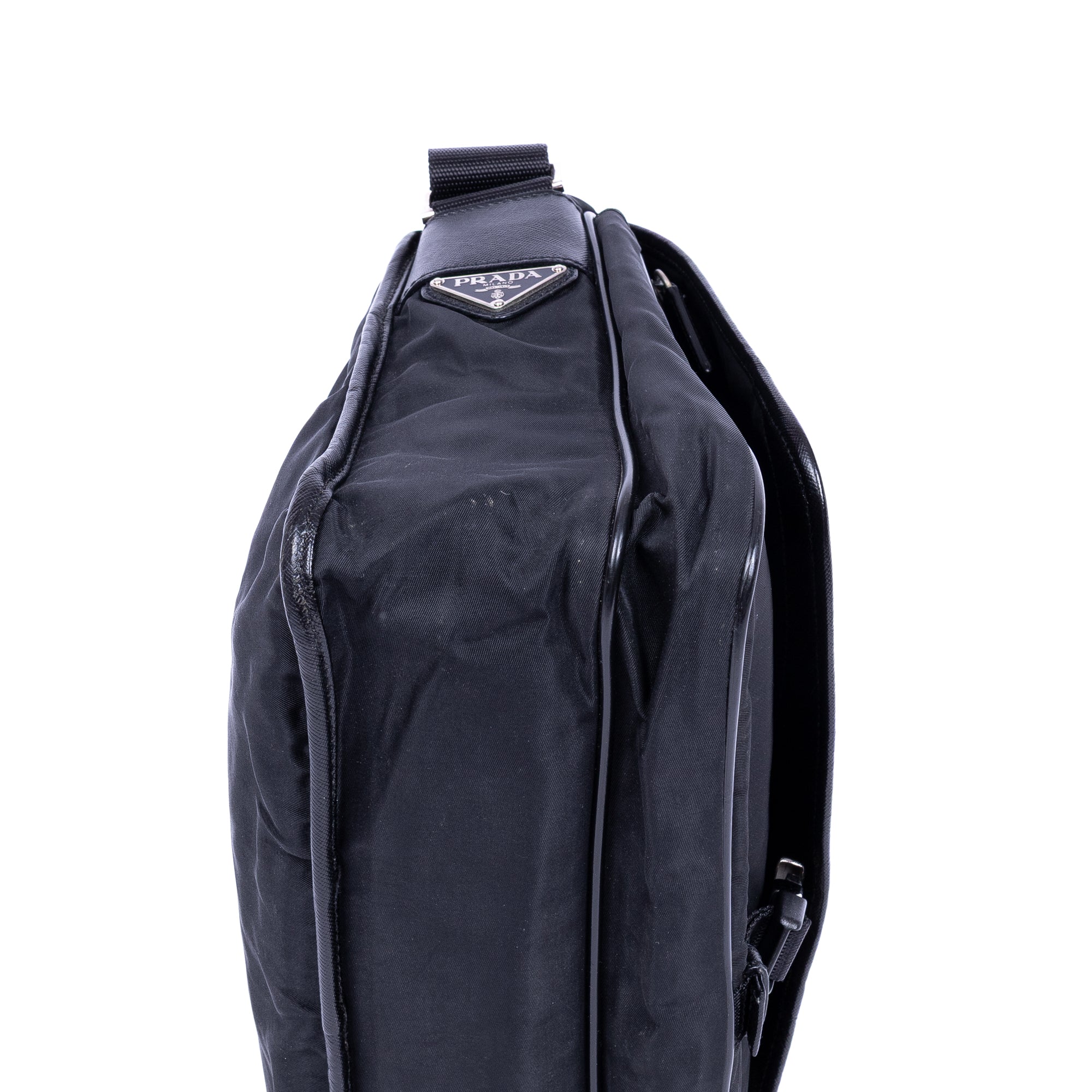 Shoulder Bag Nylon Mens messenger Black Nylon Canvas