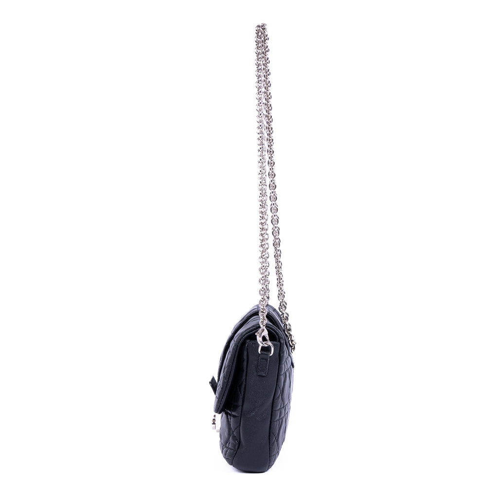 Shoulder Bag Miss Dior Navy Cannage Leather